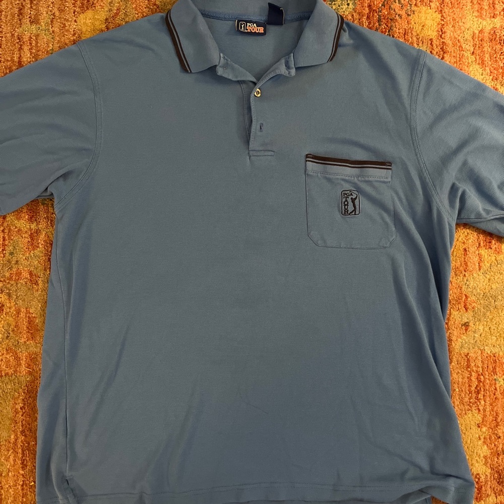 PGA Tour Polo Shirt W/ Embroidered PGA Tour Logo size XL